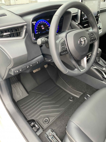 Коврики резиновые 3D LUX для Toyota Corolla XII (2018-н.в.)