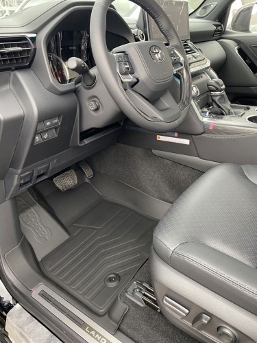 Коврики резиновые 3D LUX для Toyota LC 300 (2021-н.в.)