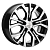 Khomen Wheels 6,5x16/5x114,3 ET43 D67,1 KHW1608 (Huyndai/Kia) Black-FP