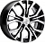 Диск KHW 1608 16х6,5 5x120 et 38 dia 65,1 Black-FP