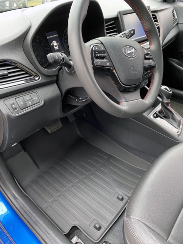 Коврики резиновые 3D LUX для Hyundai Solaris II (2017-н.в.)