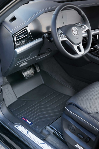Коврики резиновые 3D LUX для Volkswagen Touareg III (2018-н.в.) (Передние)