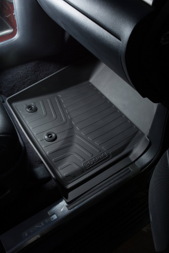 Коврики резиновые 3D LUX для Toyota LC200 (2012-2021) (3 шт.)
