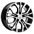 Khomen Wheels 6,5x16/5x114,3 ET38 D60,1 KHW1608 (Alphard) Black-FP
